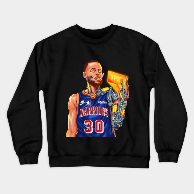 Stephn Curry design Crewneck Sweatshirt by Carlart1 🎨